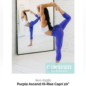 ZYIA Ascend Hi-rise Capri 20" Size 8-10